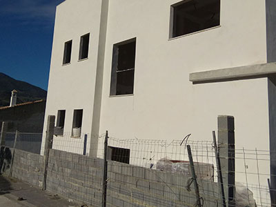 bouw van het huis